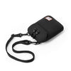 cxs-232 Adjustable Frosted Mobile Phone Bag, Size: 19 x 15 x 2cm(Black)