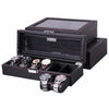 Carbon Fiber PU Leather Watch Box Jewelry Storage Box Packaging Box, Style: 12 Watch Positions
