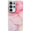 For Samsung Galaxy S25 Ultra 5G Electroplated Marble Texture Phone Case(Pink M2)