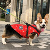Reflective Snowflake Christmas Dog Coat, Small - Waterproof & Warm