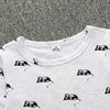 Spring and Autumn Girls Cartoon Mouse Pattern Long Sleeve Dress, Kid Size:100cm(Grey)