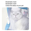 Breathable Canvas Cat Carrier Bag, Green - Large, Portable & Secure