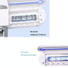 Automatic Toothpaste Dispenser Dental UV Ultraviolet Toothbrush Sterilizer Storage Holder (EU Plug)