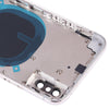 iPhone XS Back Cover Replacement White - Camera Lens & SIM Tray