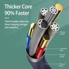 REMAX RC-179i 2.4A 8 Pin High Elastic TPE Fast Charging Data Cable, Length: 1m(Blue)