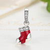 S925 Sterling Silver Charm Christmas Beads DIY Bracelet Necklace Accessories