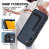 For Samsung Galaxy A13 5G / A04s CX01 Detachable Magsafe Magnetic Card Bag Phone Case(Dark Blue)