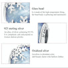 S925 Sterling Silver Crystal Snowflake Beads DIY Bracelet Necklace Accessories