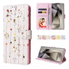 For Samsung Galaxy S25 Ultra 5G Bronzing Painting RFID Leather Phone Case(Flowers World)