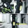 GOOFY DT-6005 Bike Light USB Rechargeable Tail Light Mountain Bike Night Warning LED Light, Colour: 6005B Red White Light