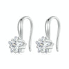 S925 Sterling Silver Star Zircon Female Earrings(BSE1028)
