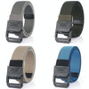 Men Lightweight Metal Free Casual Elastic Belt, Length: 120cm(Twill Army Green)