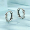 S925 Sterling Silver Retro Pattern Women Earrings(SCE1701)