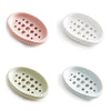 TM17005 2 In 1 Bathroom Drain Brush Soap Box(Pink)