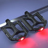 PROMEND PD-M28E 1 Pair Bicycle Aluminum Alloy DU Bearings Pedals with LED