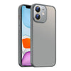 For iPhone 11 Nano Semi-transparent Frosted Skin Feel Phone Case(Titanium Gray)