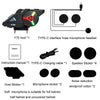 KUQIBAO Motorcycle Helmet Built-in Waterproof Bluetooth Earphone(Soft Microphone)
