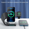 LFX-178 4 In 1 Wireless Charger For Smartphone&iWatch&AirPods(Black)