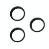 iPhone 15 Pro/Max Camera Lens Protector (Black, 3 Pack)