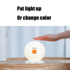 Octopus Pat Light LED Silicone Night Light Bedroom Bedside Sleeping Lamp(Warm Light)
