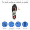 Sports And Casual Insoles TPE Shock Absorption Massage Arch Support Insoles, Size: M