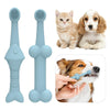 Silicone Pet Toothbrush Set (Green) - Cat & Dog Dental Care