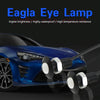 10 PCS 23mm 1.5W DC9-80V Motorcycle Eagle Eye Light Single Lens(White Light)