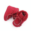 D2245 Winter Warm Baby Cotton Boots Plus Velvet Thickened Baby Walking Shoes, Size: 11cm(Red)
