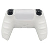 For Sony PS5 Silicone Gamepad Protective Case(White)