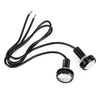 2 PCS 2W Car Auto Eagle Eyes Fog Light Turn Light with 12 SMD-4014 LED Lamps, DC 12V Cable Length: 55cm(White Light)