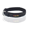Reflective Dog Collar & Lead Set, Small, Black - Breathable Polyester