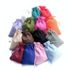 50 PCS Multi size Linen Jute Drawstring Gift Bags Sacks Wedding Birthday Party Favors Drawstring Gift Bags, Size:17x23cm(Royal Blue)