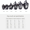 Dog Muzzle, Anti-Bark Bite Chew, Breathable, Black, Small 6.8cm