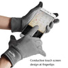 BOODUN B271054 Outdoors Ridding Full Finger Gloves Mountaineering Silicone Sliding Touch Screen Gloves, Size: L(Grey)
