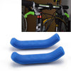 1Pair Universal Type Bicycle Brake Silicone Protection Covers(Blue)