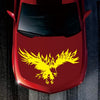 D-733 Eagle Pattern Car Modified Hood Decorative Sticker(Yellow)
