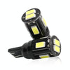 10 PCS T10 DC12V / 1.5W / 6000K / 80LM Car Decoding LED Clearance Lights with 6LEDs SMD-5630 Lamp Beads