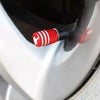 4pcs Laser Ioon Car Tire Modification Universal Valve(Red)