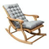 120x50x8cm Home Soft Lounger Cushion Garden Fabric Backrest Rattan Chair Cushion(Grey)