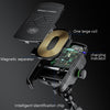 M9 Motorcycle Wireless Charging Mobile Phone Bracket 15W Fast Charging Mobile Phone Navigation Bracket(Gray)