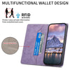 For Samsung Galaxy A26 5G Business Solid Color Magnetic RFID Leather Phone Case(Purple)