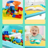 Multifunctional Building Table Learning Toy Puzzle Assembling Toy For Children, Style: 500 Small Blocks