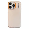 For iPhone 15 Pro Max Soft Sandy Skin Feel Translucent PC Phone Case(Desert Gold)