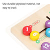 Wooden Children Enlightenment Teaching Aid Numbers / Letters Cognition Educational Toy(Letter)