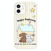 For iPhone 11 Skin Feeling Jelly TPU Hybrid PC Phone Case(Dog White)