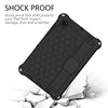 For Galaxy Tab A8 10.5 2021 X200/X205 Honeycomb EVA+PC Tablet Case with Strap(Black+Black)