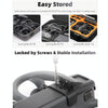For DJI Avata 2 Sunnylife Battery Anti-release Buckle Clip Lock-up Anti-falling Battery Safety Lock Buckle Guard (Black)