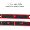 Children 8 Lattice Yoga Stretch Band Dance Elastic Band Resistance Band(Rose Red)