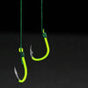 5 in 1 Stranded Double Hook Anti-winding Silver Carp Fishing Group Spring Fishing Hook, Specification:8(Fluorescent Hook)