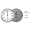 Smart Network Automatic Time Synchronization Wifi Wall Clock Modern Minimalist Silent Living Room Clock, Size:12 inch(Black)